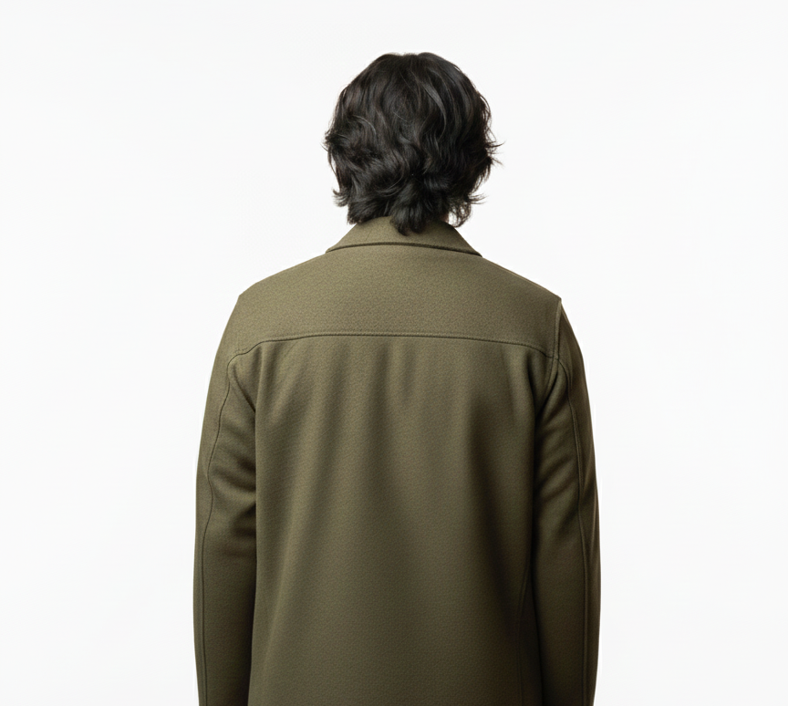 Olive Green Wool Jacket