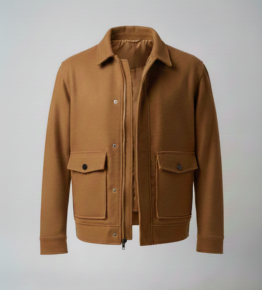 Woolen Cargo Jacket